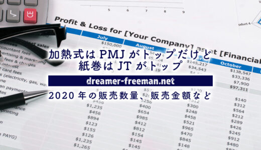 加熱式のシェアはPMJがトップだけど、紙巻はJTがトップだって知ってた？